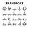 Personal Transport Collection Icons Set Vector