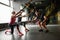 Personalised crossfit exercises for active aged couple