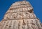 Persons of empire on stone bas-relief of Persepolis