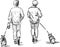 persons with their pets