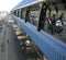 Perspective of elevated metro station