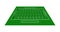 Perspective green american football field. View from above. Rugby field with line template. Vector illustration stadium