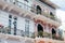 Perspective view of the charming balconies of Casco Antiguo in Panama City