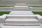 Perspective view of concrete steps