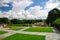 Perspective view of Frogner park, Oslo, Norway