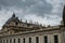 Perspective view of saint peter basilic farcade in vatican rome,famous building