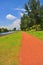 Perspective view of a walkway made of soil at Punggol