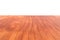 Perspective Wood Floor orange brown isolate on white background