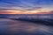 Perth beach sand red sunset