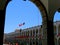 Peru, Arequipa, Plaza de Armas, municipal palace, town hall