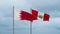 Peru and Bahrain flag