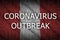 Peru flag and Coronavirus outbreak inscription. Covid-19 or 2019-nCov virus