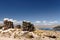 Peru, Funerary towers of Silustrani, Lake Titicaca