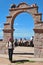 Peru, Lake Titicaca, Taquilie Island, Arch Entrance of an Island