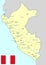 Peru map - cdr format