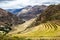 Peru, Pisac (Pisaq) - Inca ruins in the sacred valley in the Peruvian Andes