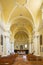 Perugia, Italy - Interior of the St. Augustin gothic church - Chiesa e Oratorio di Santâ€™Agostino at the Piazza Domenico