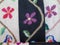 Peruvian hand made flower woolen fabric