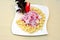 Peruvian shrimp ceviche is a traditional dish. It is different because it uses lemon, fish, snail, shrimp, potatoes, onion,