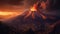 Peruvian Volcano Sunset In Hyper-detailed 8k Resolution