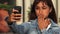 Peruvian woman cell phone selfie