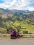 Peruvian woman selling handicrafts in Pisaq