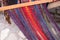 Peruvian Yarn on a loom