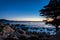 Pescadero Point sunset view at along famous 17 Mile Drive - Monterey, California, USA