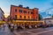 Peschiera del Garda, Italy, August 26, 2021: Ferdinando di Savoia square in Italian town Peschiera del Garda