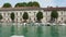 Peschiera del Garda, Italy. The beautiful historical city center. Promenade and entertainment along the water canal. Garda Lake