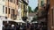 Peschiera del Garda, Italy. Views of the pedestrian center of the touristic village. Garda lake