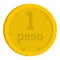 Peso icon isolated