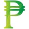 Peso Philippines, Cuba, Colombia currency symbol icon