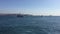 Pessenger ship going on bosphorus of Istanbul, Turkey. Mar`17