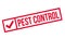 Pest Control rubber stamp