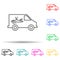 pest control truck multi color style icon. Simple thin line, outline vector of pest control and insect icons for ui and ux,