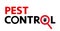 Pest control web banner such as encephalitis tick.