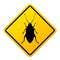 Pest warning sign