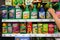Pesticide application in a Supermarket