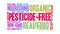 Pesticide Free Animated Word Cloud