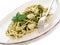 Pesto trofie typical genoa