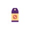 Pests repellent spray bottle flat icon