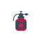 Pests repellent sprayer flat icon