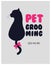 Pet beauty salon logo. Pet grooming salon.