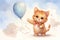 Pet cats cute kitten balloon animal
