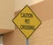 Pet Crossing Caution Sign