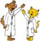 Pet Doctors Arms Raised