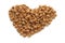 Pet food heart.