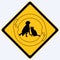 Pet protection sign