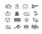 Pet rodent web icons set.